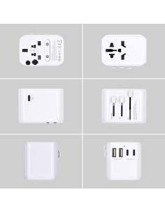 Ewent EW1470 cargador de dispositivo móvil Blanco 2