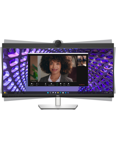 DELL P Series P3424WEB pantalla para PC 86,7 cm (34.1") 3440 x 1440 Pixeles 4K Ultra HD LCD Negro