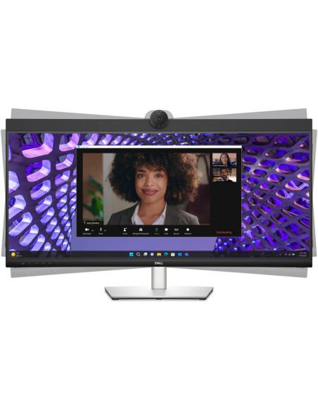 DELL P Series P3424WEB pantalla para PC 86,7 cm (34.1") 3440 x 1440 Pixeles 4K Ultra HD LCD Negro