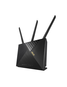 ASUS 4G-AX56 router inalámbrico Gigabit Ethernet Doble banda (2,4 GHz / 5 GHz) Negro