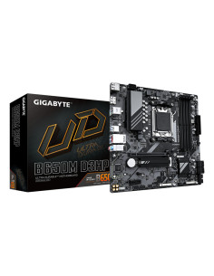 GIGABYTE B650M D3HP Placa base - AMD Ryzen serie 9000, VRM de 5+2+2 fases, hasta 7600 MHz DDR5 (OC), 2xPCIe 4.0 M.2, LAN 2,5 GbE