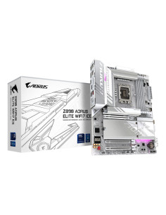 GIGABYTE Placa base Z890 AORUS ELITE WIFI7 ICE - Compatible con CPUs Intel Core Ultra (Serie 2), VRM de 16+1+2 fases, hasta 8800