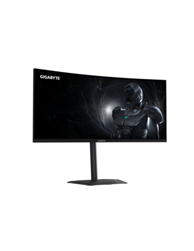 GIGABYTE G34WQC2 Monitor Gaming Curvo 34” WQHD - 3440 x 1440, 1500R, 200Hz, 1ms, 450 cd/m², AMD FreeSync Premium, DisplayHDR 400