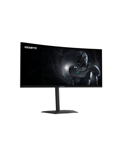 GIGABYTE G34WQC2 Monitor Gaming Curvo 34” WQHD - 3440 x 1440, 1500R, 200Hz, 1ms, 450 cd/m², AMD FreeSync Premium, DisplayHDR 400