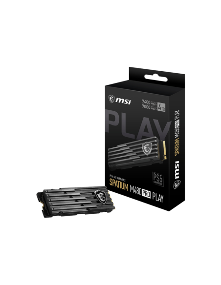 MSI SPATIUM M480 PRO PCIe 4.0 NVMe M.2 PLAY 2 TB PCI Express 4.0 3D NAND