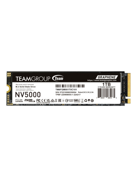 Team Group NV5000 1 TB M.2 PCI Express 4.0 NVMe 3D NAND