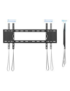 TooQ LP1090F-B soporte para TV 2,29 m (90") Negro 2