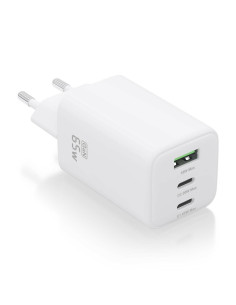 AISENS ASCH-65W3P041-W cargador de dispositivo móvil Universal Corriente alterna Carga rápida Interior
