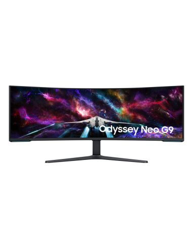Samsung G95NC LED display 144,8 cm (57") 7680 x 2160 Pixeles Dual UHD Negro, Blanco