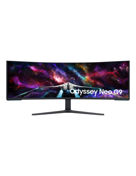 Samsung G95NC LED display 144,8 cm (57") 7680 x 2160 Pixeles Dual UHD Negro, Blanco