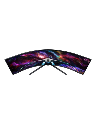 Samsung G95NC LED display 144,8 cm (57") 7680 x 2160 Pixeles Dual UHD Negro, Blanco