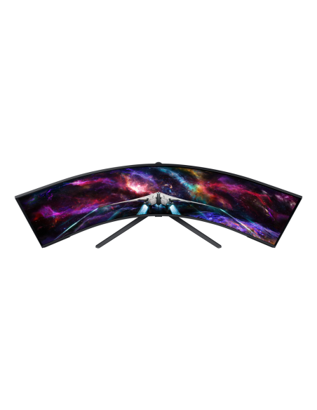 Samsung G95NC LED display 144,8 cm (57") 7680 x 2160 Pixeles Dual UHD Negro, Blanco