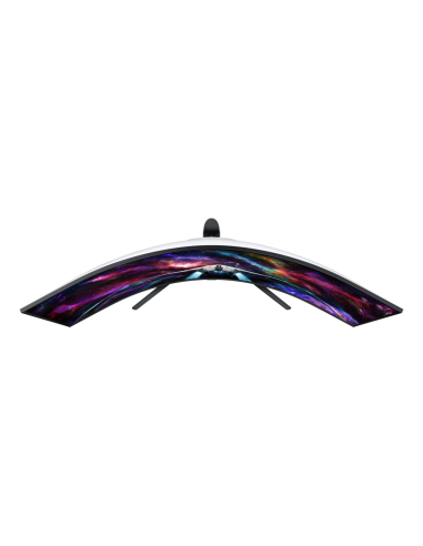 Samsung G95NC LED display 144,8 cm (57") 7680 x 2160 Pixeles Dual UHD Negro, Blanco