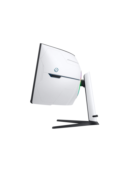 Samsung G95NC LED display 144,8 cm (57") 7680 x 2160 Pixeles Dual UHD Negro, Blanco