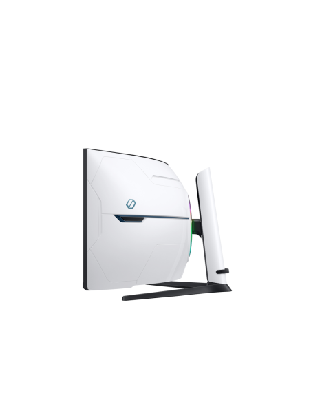Samsung G95NC LED display 144,8 cm (57") 7680 x 2160 Pixeles Dual UHD Negro, Blanco