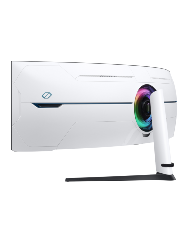 Samsung G95NC LED display 144,8 cm (57") 7680 x 2160 Pixeles Dual UHD Negro, Blanco