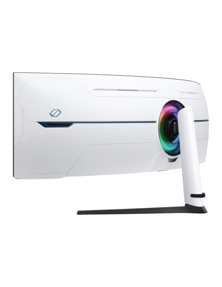 Samsung G95NC LED display 144,8 cm (57") 7680 x 2160 Pixeles Dual UHD Negro, Blanco