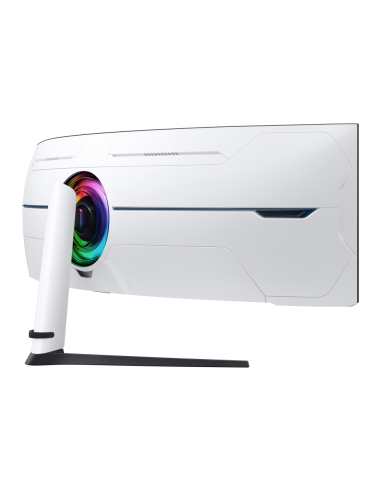 Samsung G95NC LED display 144,8 cm (57") 7680 x 2160 Pixeles Dual UHD Negro, Blanco