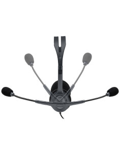 Logitech 981-000593 auricular y casco Auriculares Alámbrico Diadema Oficina/Centro de llamadas Negro
