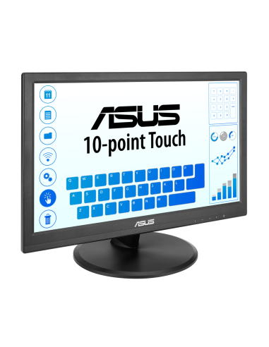 ASUS Touch VT169HE pantalla para PC 39,6 cm (15.6") 1920 x 1080 Pixeles Full HD LED Pantalla táctil Mesa Negro