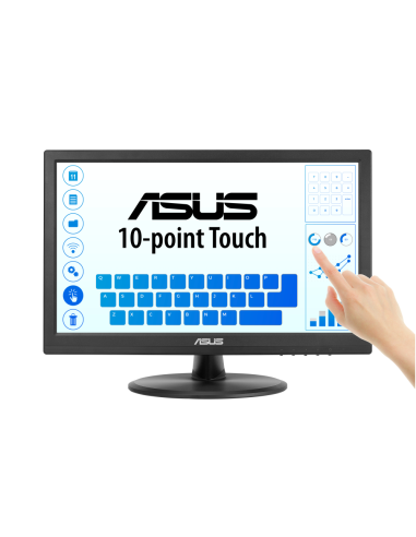 ASUS Touch VT169HE pantalla para PC 39,6 cm (15.6") 1920 x 1080 Pixeles Full HD LED Pantalla táctil Mesa Negro