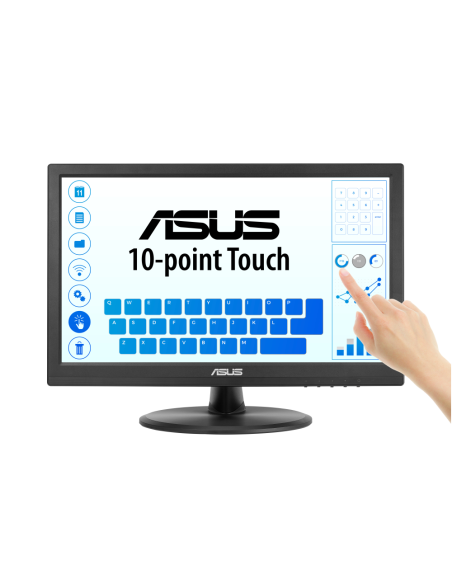 ASUS Touch VT169HE pantalla para PC 39,6 cm (15.6") 1920 x 1080 Pixeles Full HD LED Pantalla táctil Mesa Negro