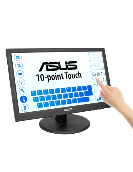 ASUS Touch VT169HE pantalla para PC 39,6 cm (15.6") 1920 x 1080 Pixeles Full HD LED Pantalla táctil Mesa Negro