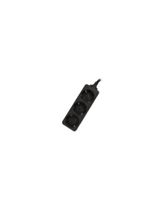Ewent EW3959 base múltiple 1,5 m 3 salidas AC Interior Negro
