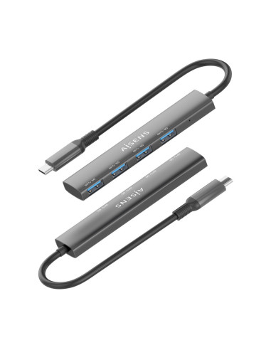AISENS A109-0943 base para portátil y replicador de puertos Alámbrico USB 3.2 Gen 1 (3.1 Gen 1) Type-C