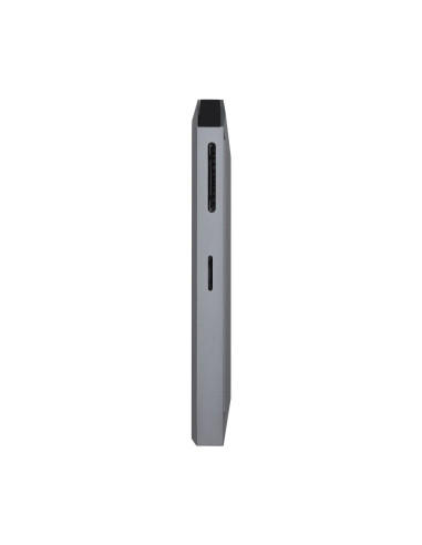 AISENS USB-C dock 8 en 1, USB-C a 1xHDMI, 1xRJ45, 3xUSB, 1xPD, 1xSD, 1xMicroSD, Gris, 15 cm