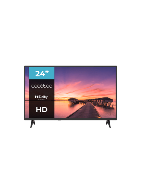 Cecotec 02610 Televisor 61 cm (24") HD Negro