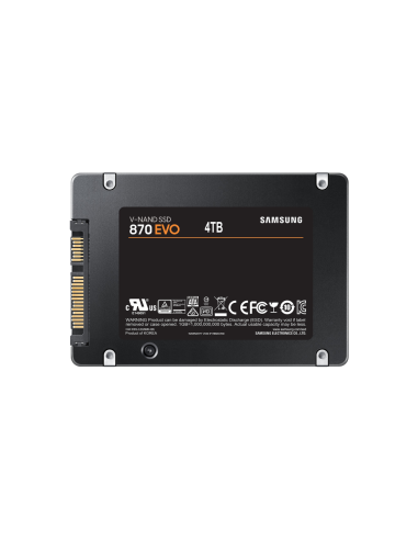 Samsung 870 EVO 4 TB 2.5" Serial ATA III V-NAND MLC