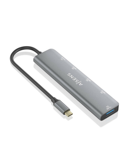 AISENS A109-0857 hub de interfaz USB 3.2 Gen 1 (3.1 Gen 1) Type-C 5 Mbit/s
