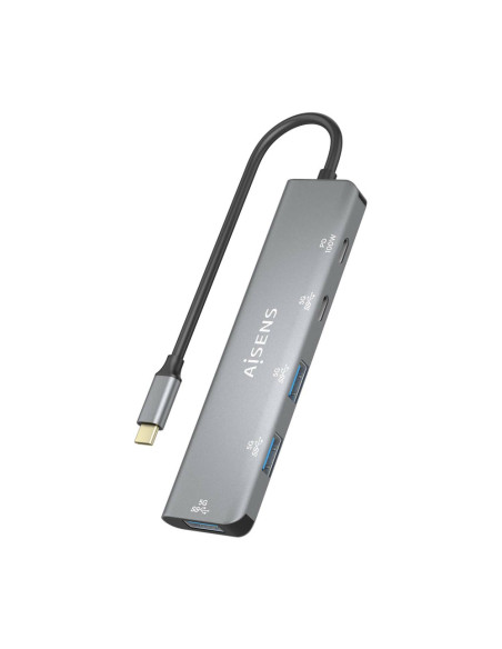 AISENS A109-0857 hub de interfaz USB 3.2 Gen 1 (3.1 Gen 1) Type-C 5 Mbit/s