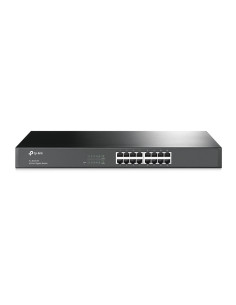 TP-Link TL-SG1016 No administrado Gigabit Ethernet (10/100/1000) 1U Negro