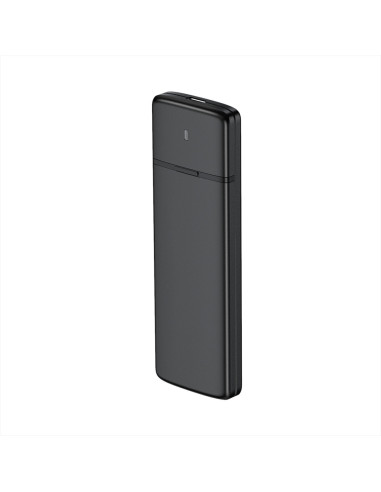 AISENS Caja Externa M.2 (NGFF) ASM2-001B SATA/NVME a USB3.1/USB3.2 Gen2, Negra