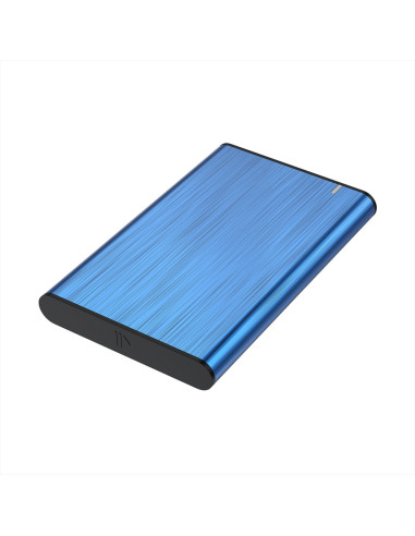 AISENS Caja Externa 2,5" ASE-2525BLU 9.5mm SATA a USB 3.0/USB3.1 Gen1, Azul