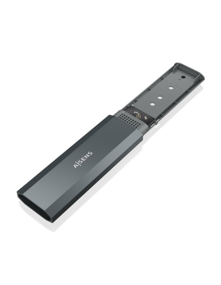 AISENS ASM2-029GR caja para disco duro externo Caja externa para unidad de estado sólido (SSD)