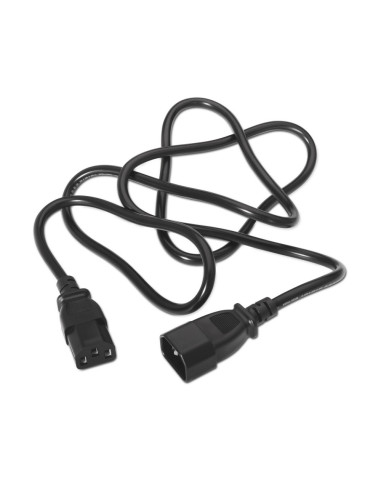 AISENS A132-0171 cable de transmisión Negro 1,5 m C13 acoplador C14 acoplador