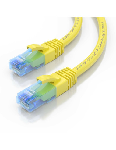 AISENS A135-0838 cable de red Amarillo 5 m Cat6 U/UTP (UTP)