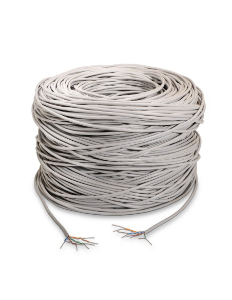 AISENS A133-0208 cable de red Gris 100 m Cat5e U/UTP (UTP)