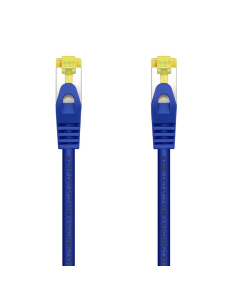 AISENS Cable De Red Latiguillo RJ45 LSZH Cat.7 600 MHz S/FTP PIMF AWG26, Azul, 2.0 m