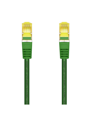 AISENS Cable De Red Latiguillo RJ45 LSZH Cat.7 600 MHz S/FTP PIMF AWG26, Verde, 0.5 m