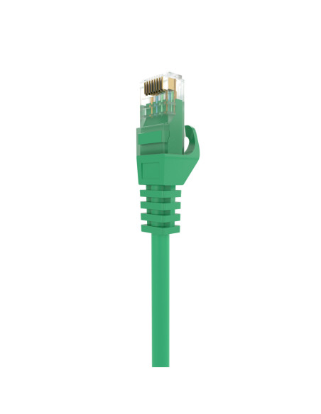 AISENS Cable de Red Latiguillo RJ45 LSZH Cat.6A 500 Mhz UTP AWG24, Verde, 0.5M