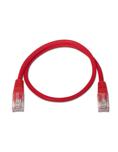 AISENS A135-0237 cable de red Rojo 0,5 m Cat6 U/UTP (UTP)