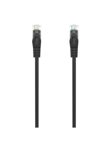 AISENS Cable de Red Latiguillo RJ45 LSZH Cat.6A 500 Mhz UTP AWG24, Negro, 1.5M