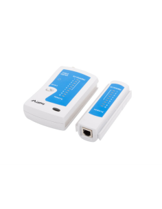 Lanberg NT-0401 comprobador de cables de red Comprobador de cables UTP/STP Azul, Blanco