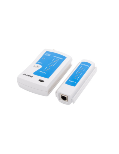 Lanberg NT-0401 comprobador de cables de red Comprobador de cables UTP/STP Azul, Blanco