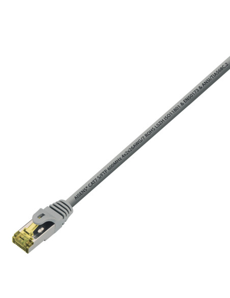 AISENS A146-0333 cable de red Gris 0,5 m Cat7 S/FTP (S-STP)