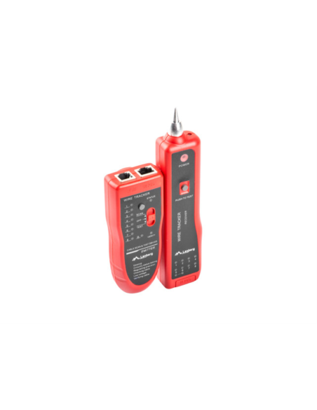 Lanberg NT-0501 comprobador de cables de red Negro, Rojo